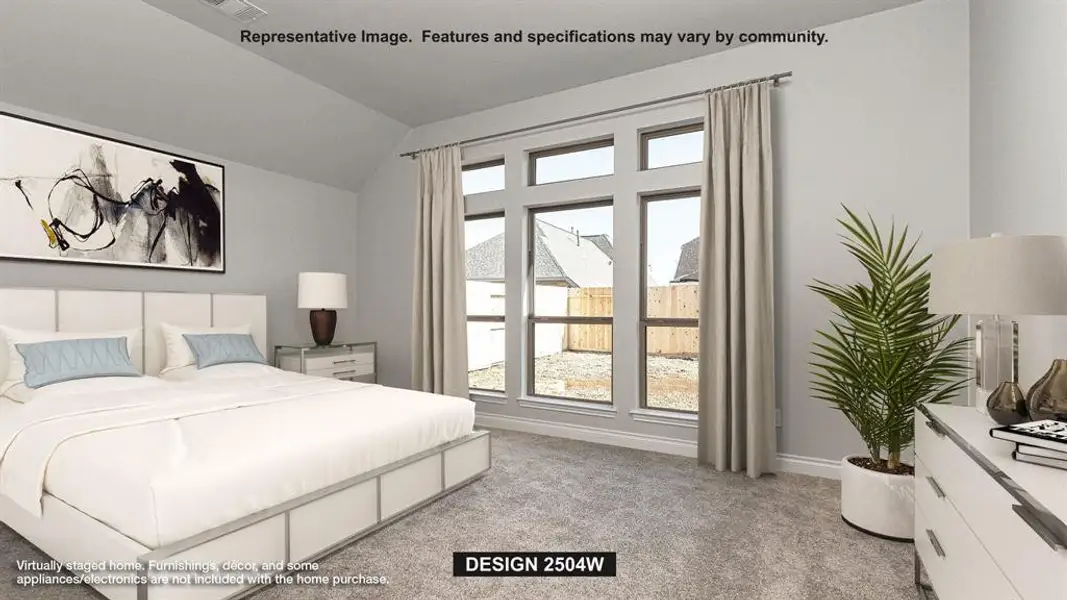 Furnished interior view inside a new home in Myrtle Creek, Waxahachie (Image 7).