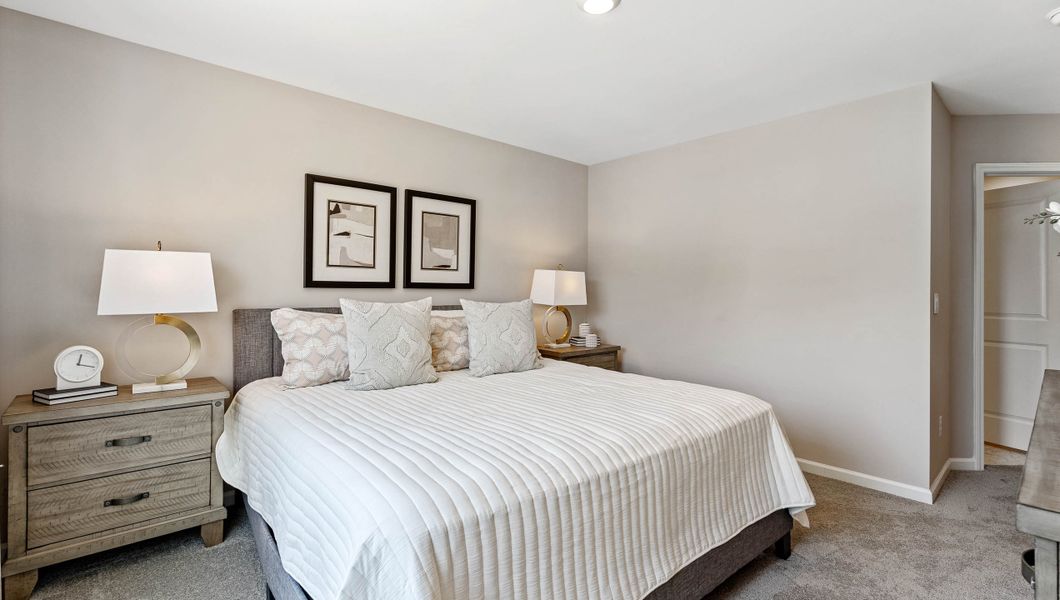 Furnished interior view inside a new home in Tanglewood Townes, Greenville (Image 23).