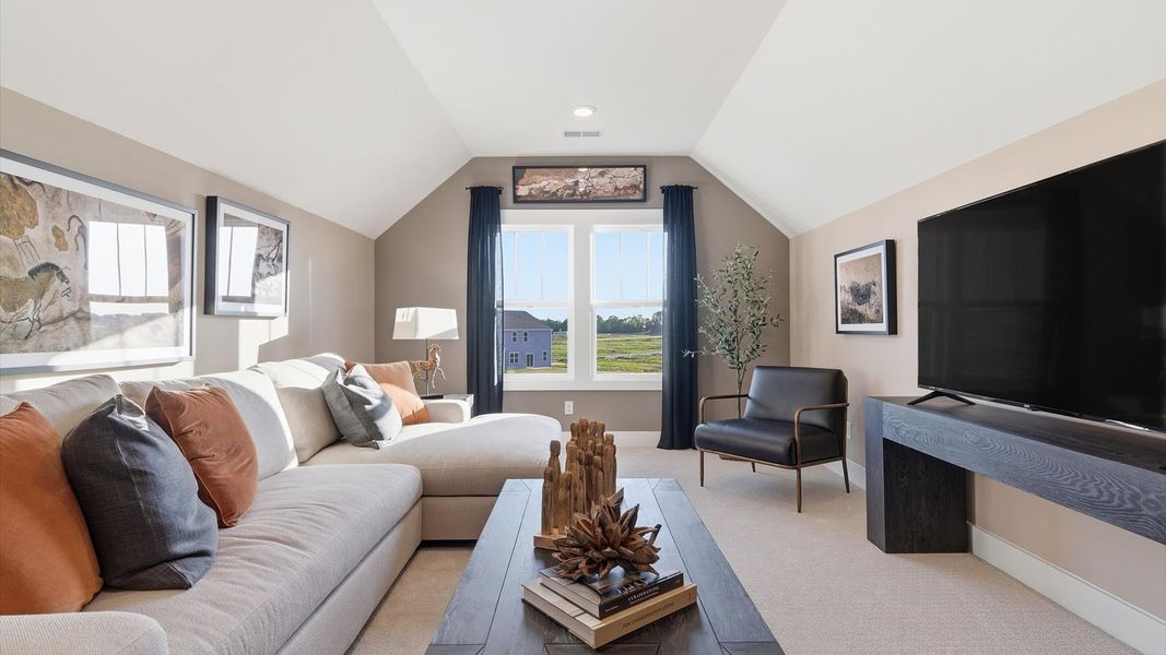 Representative furnished interior of a home built from the Cooper 3 by DRB Homes in Pelham Crossing Single Family Homes, Greenville (Image 31).