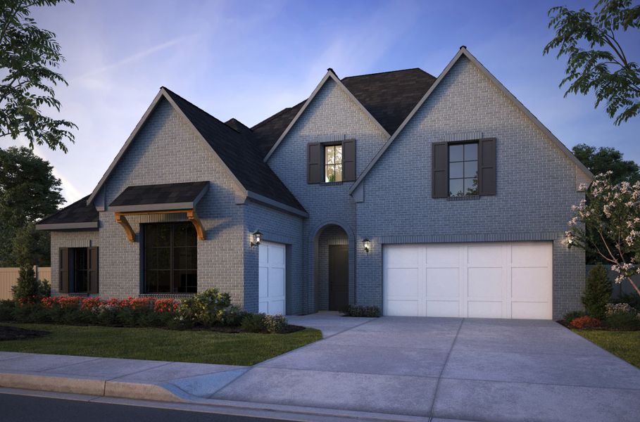 Representative exterior photo of a completed home built from the Brenham III by Southgate Homes in Eliana, McKinney, TX (Image 2).
