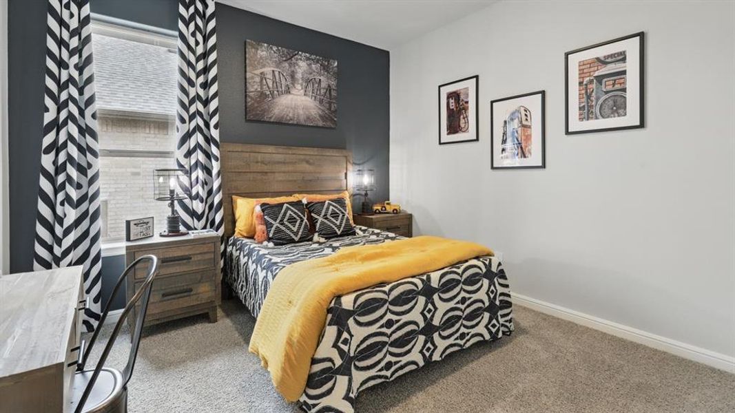 Furnished interior view inside a new home in Monarch at the Meadows, Denton (Image 4). Furnished interior view inside a new home in Monarch at the Meadows, Denton (Image 4).