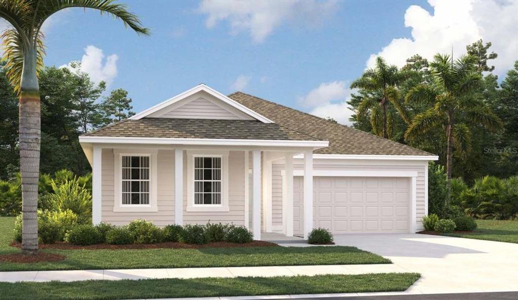 Front exterior of a new home in , St. Cloud, FL, highlighting curb appeal (Image 1). Front exterior of a new home in , St. Cloud, FL, highlighting curb appeal (Image 1).