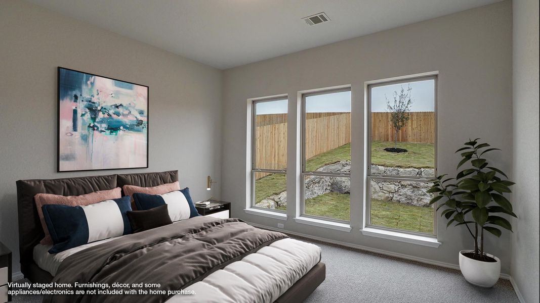 Representative furnished interior of a home built from the 2399W by Perry Homes in Santa Rita Ranch Tierra Rosa, Liberty Hill (Image 5).