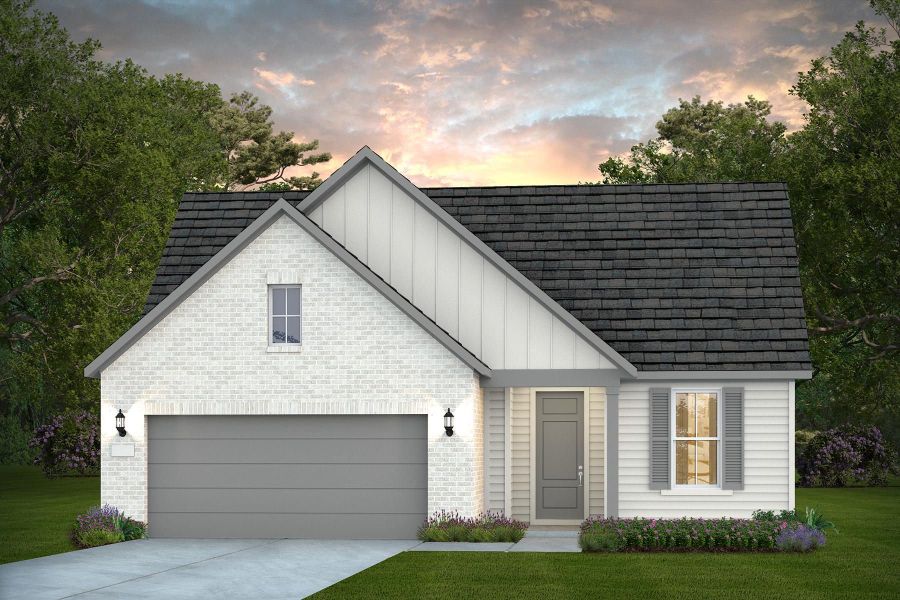 Representative exterior photo of a completed home built from the Mainstay by Del Webb in Sun City Texas, Georgetown, TX (Image 2). Representative exterior photo of a completed home built from the Mainstay by Del Webb in Sun City Texas, Georgetown, TX (Image 2).