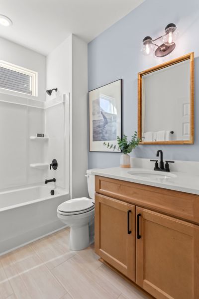 Representative furnished interior of a home built from the The Surfrider by Chesapeake Homes in Coastal Club of the Carolinas, Calabash (Image 52).