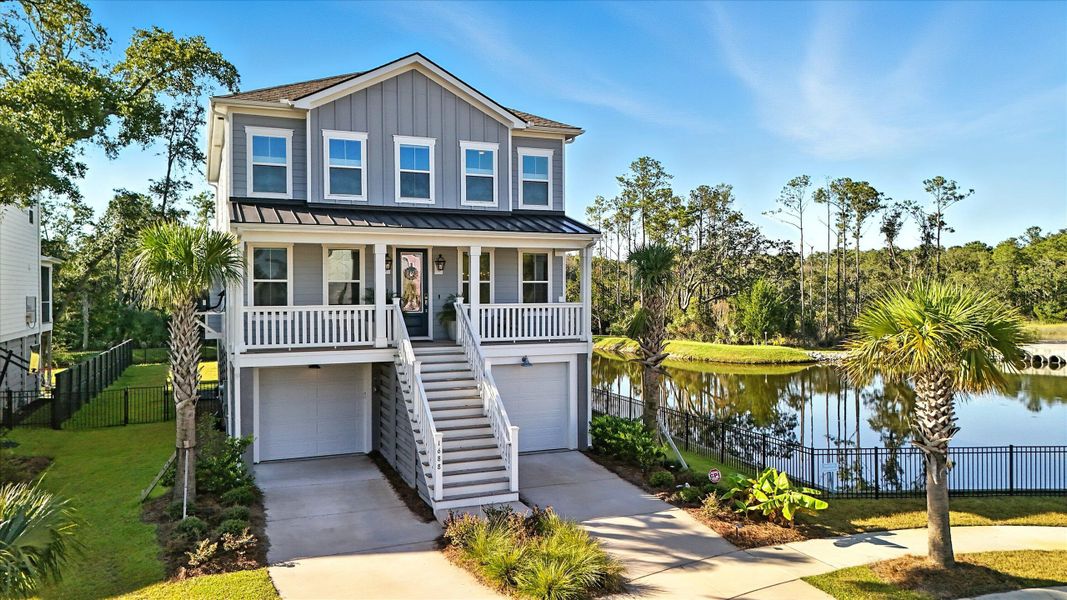 Front exterior of a new home in , Mount Pleasant, SC, highlighting curb appeal (Image 22).
