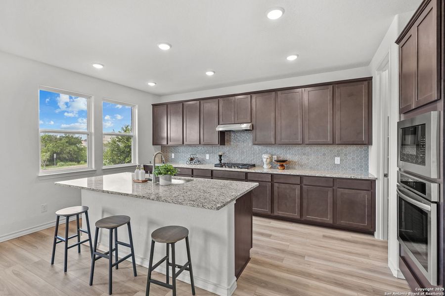 Furnished interior view inside a new home in Ladera, San Antonio (Image 17).