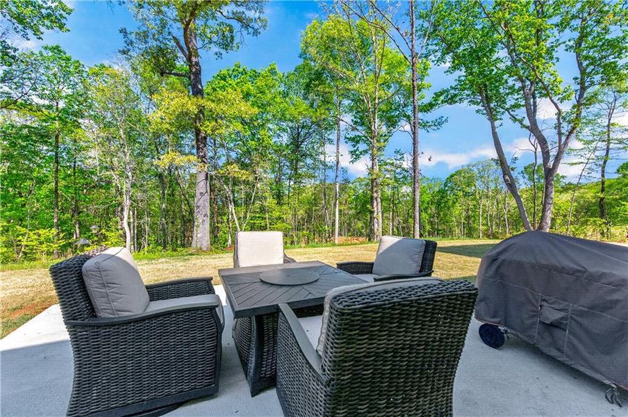 Exterior details and patio area of a home in , Dahlonega (Image 27).