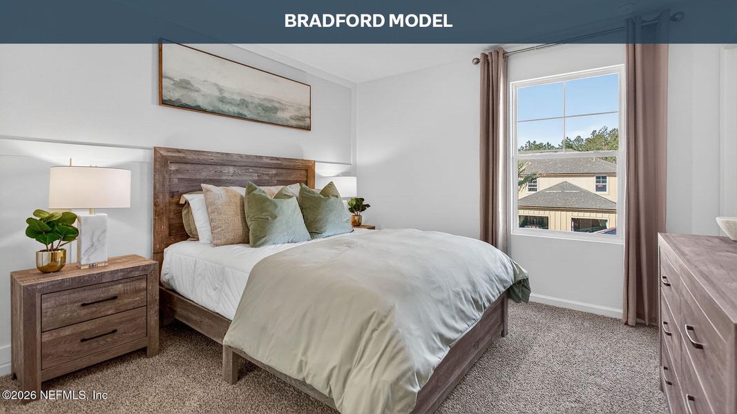 Furnished interior view inside a new home in Liberty Cove, Yulee (Image 13).