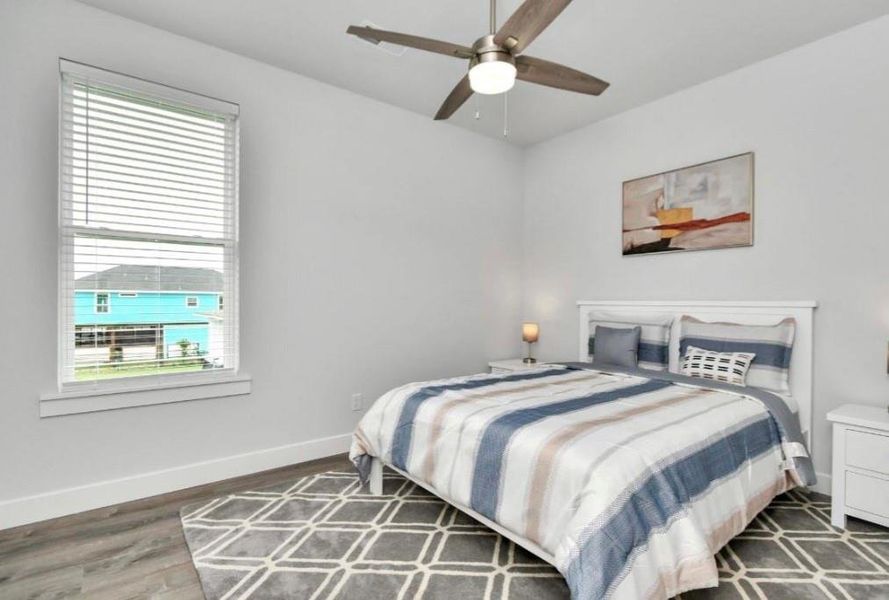 Furnished interior view inside a new home in , Galveston (Image 32).