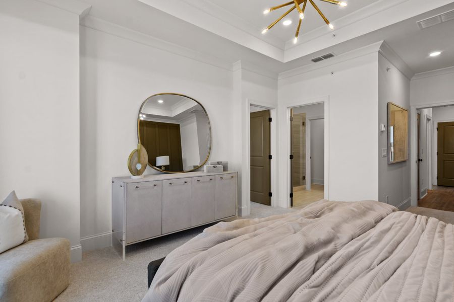 Representative furnished interior of a home built from the The Benton I by The Providence Group in Ecco Park, Alpharetta (Image 10).