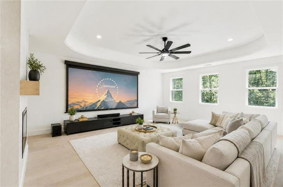 Furnished interior view inside a new home in , Gainesville (Image 44).
