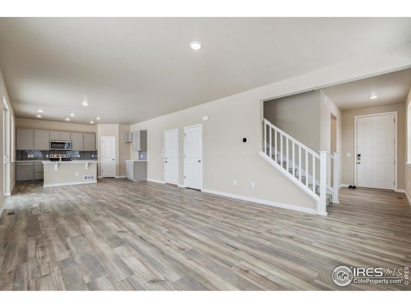 Spacious, unfurnished interior of a new home in The Overlook at Johnstown Farms, Johnstown (Image 22).