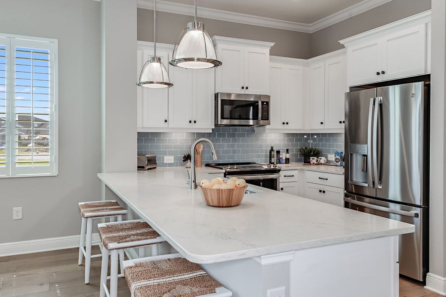 Furnished interior view inside a new home in Kings Gate, Punta Gorda (Image 5).