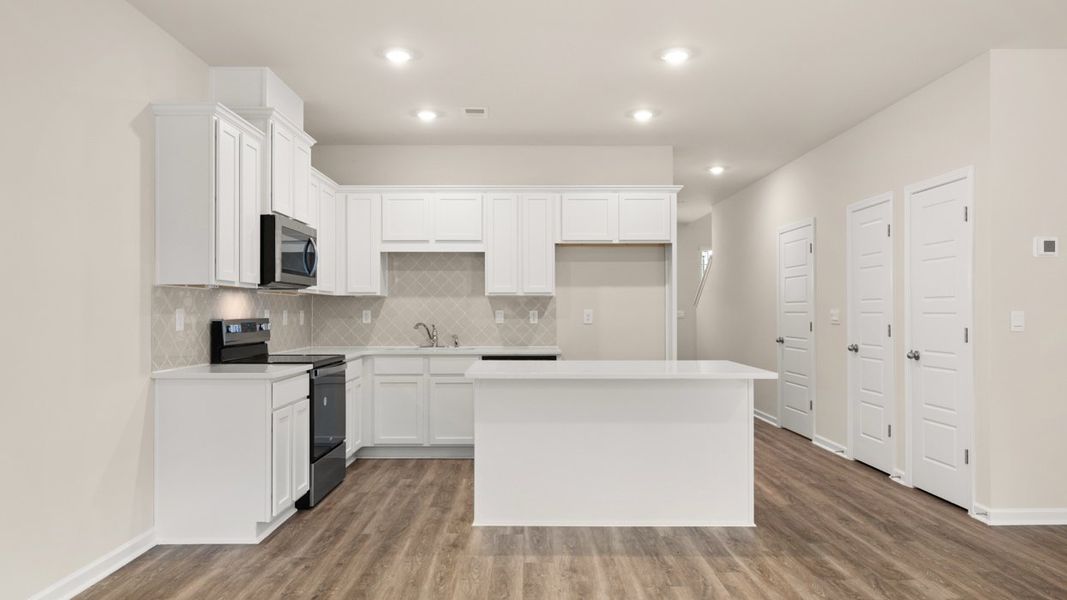 Furnished interior view inside a new home in The Gables at Agricultural Village, Perry (Image 6). Furnished interior view inside a new home in The Gables at Agricultural Village, Perry (Image 6).