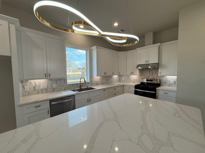 Furnished interior view inside a new home in , Houston (Image 9).