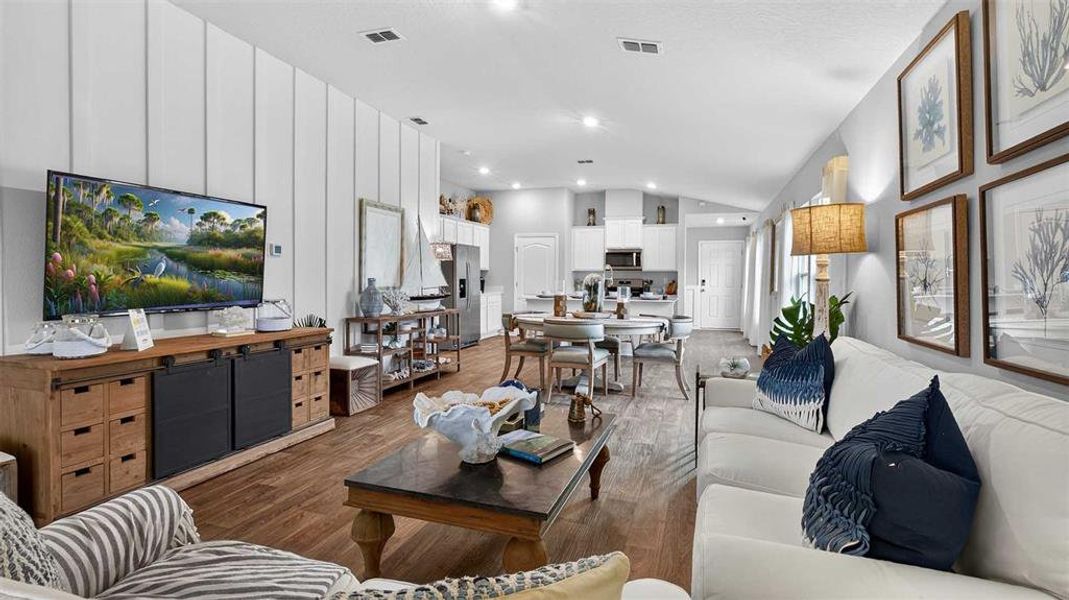 Furnished interior view inside a new home in Grand Reserve, Bunnell (Image 12).