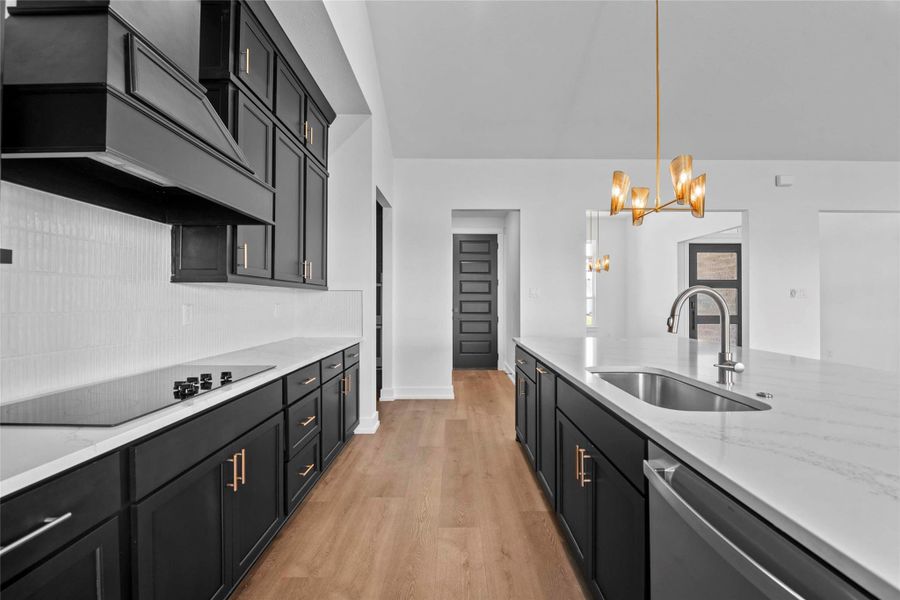 Furnished interior view inside a new home in King Oaks, Salado (Image 14).