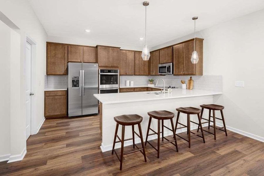 Furnished interior view inside a new home in The Woodlands Preserve, Jackson (Image 5).
