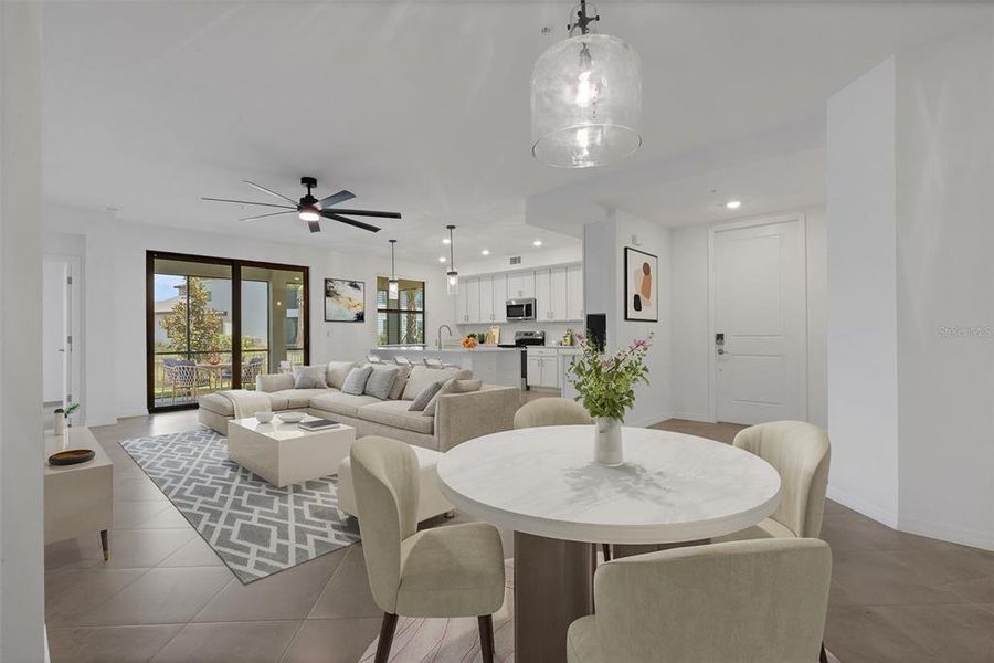 Furnished interior view inside a new home in , Bradenton (Image 5).