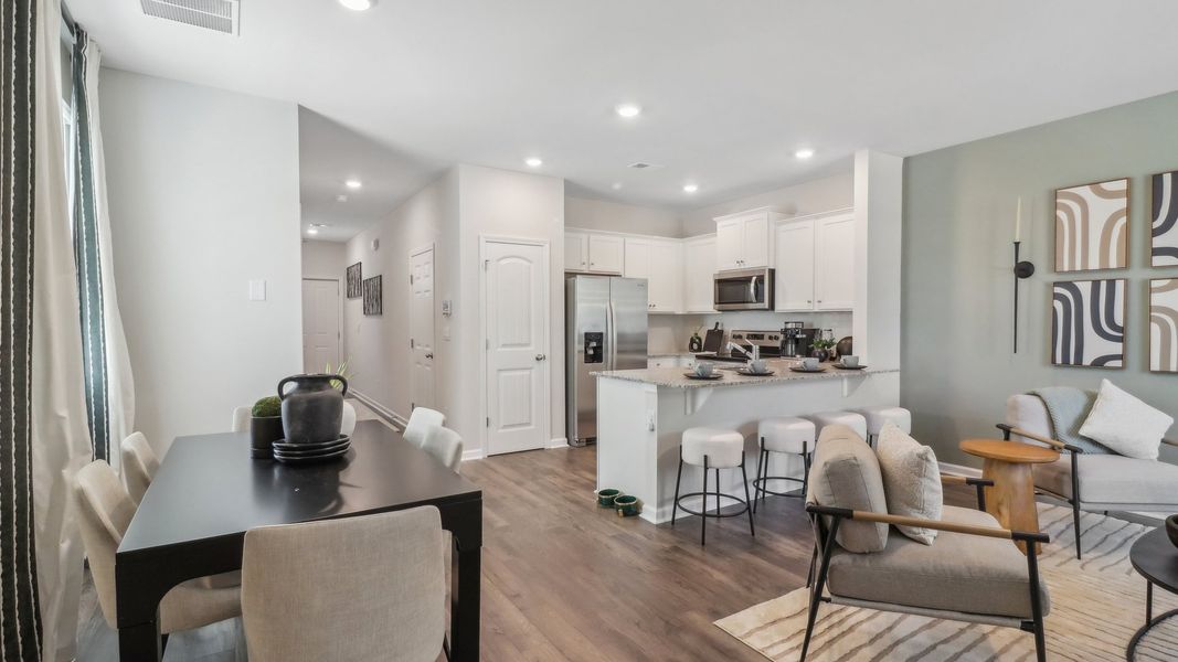 Furnished interior view inside a new home in Wellington Park, Lithonia (Image 18).