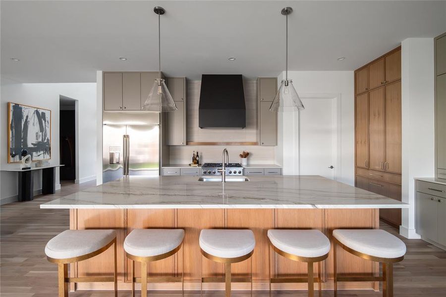 Furnished interior view inside a new home in , Dallas (Image 39).