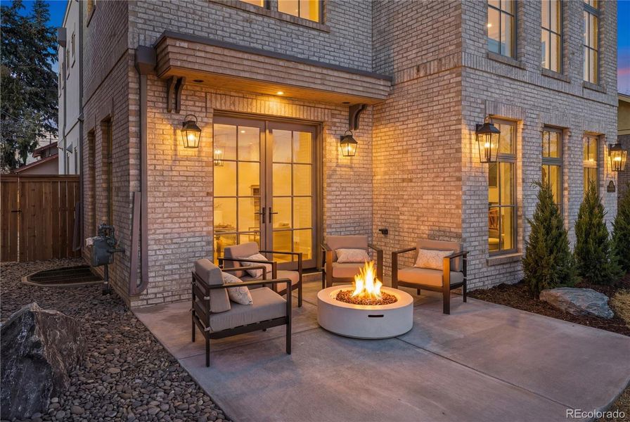 Exterior details and patio area of a home in , Denver (Image 3).