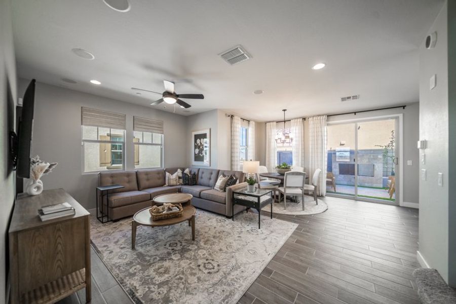 Furnished interior view inside a new home in Parkside, Avondale (Image 3).