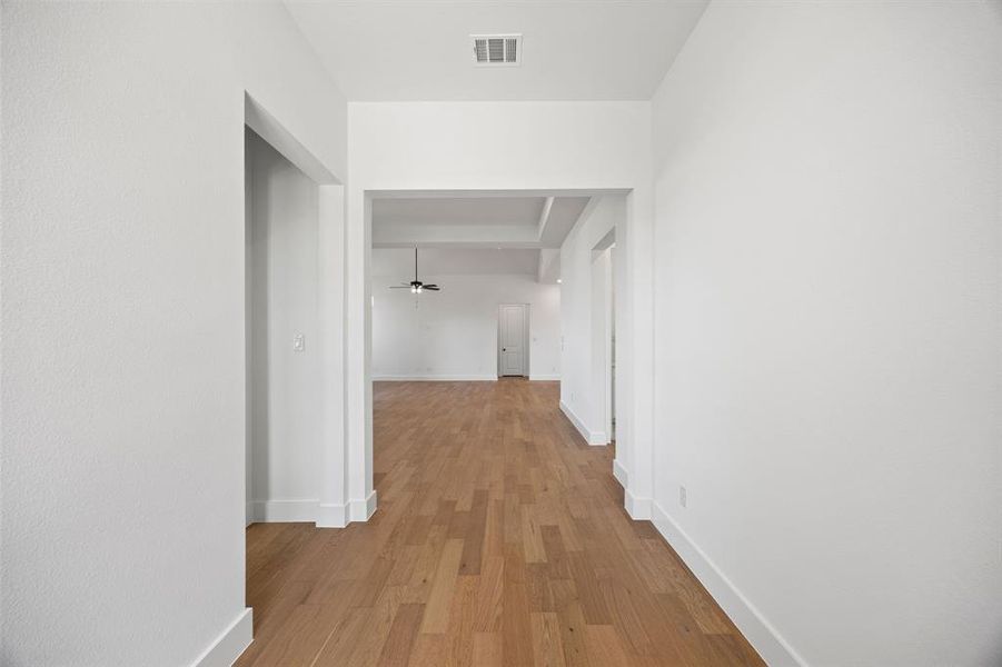 Spacious, unfurnished interior of a new home in The Heights at Uptown Celina, Celina (Image 23). Spacious, unfurnished interior of a new home in The Heights at Uptown Celina, Celina (Image 23).