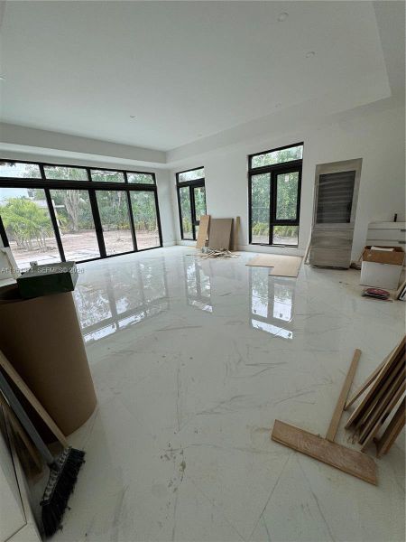 In-progress construction of a new home in , Pinecrest, FL (Image 12).