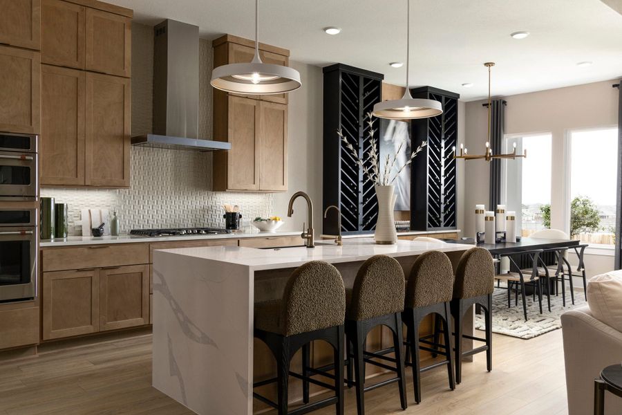 Representative furnished interior of a home built from the McKinney by Tri Pointe Homes in Lariat, Liberty Hill (Image 12).