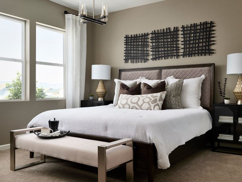 Furnished interior view inside a new home in Westside Crossing, Berthoud (Image 5).