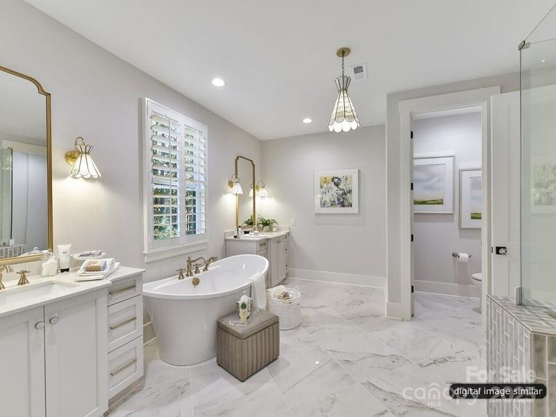 Furnished interior view inside a new home in , Fort Mill (Image 37). Furnished interior view inside a new home in , Fort Mill (Image 37).