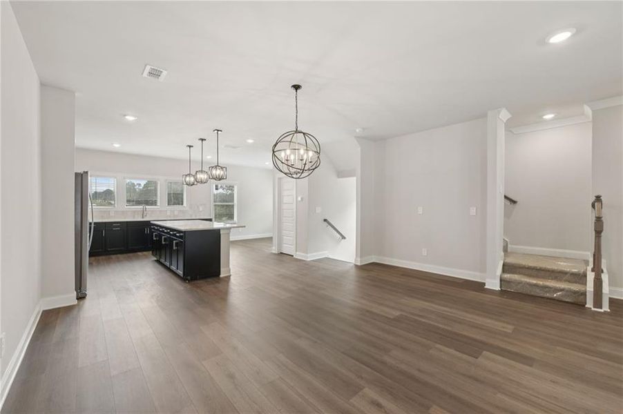 Spacious, unfurnished interior of a new home in Martin Springs - Highland Series, Lawrenceville (Image 36).