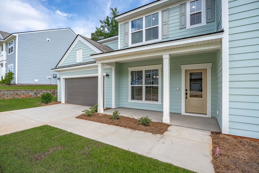 Exterior details and patio area of a home in Carriage Estates, Lexington (Image 26).
