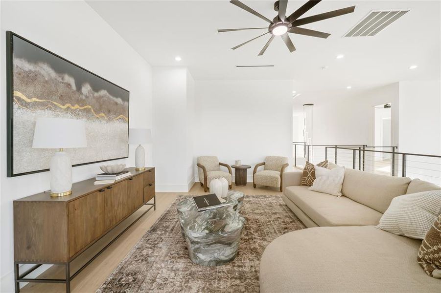 Furnished interior view inside a new home in , Heath (Image 12).