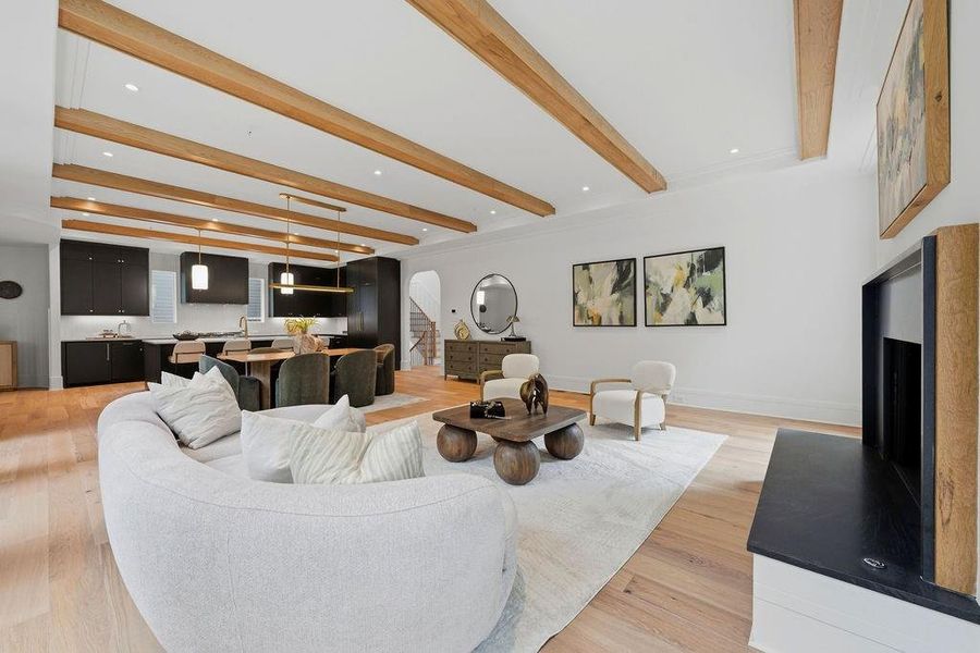 Furnished interior view inside a new home in , Atlanta (Image 47).