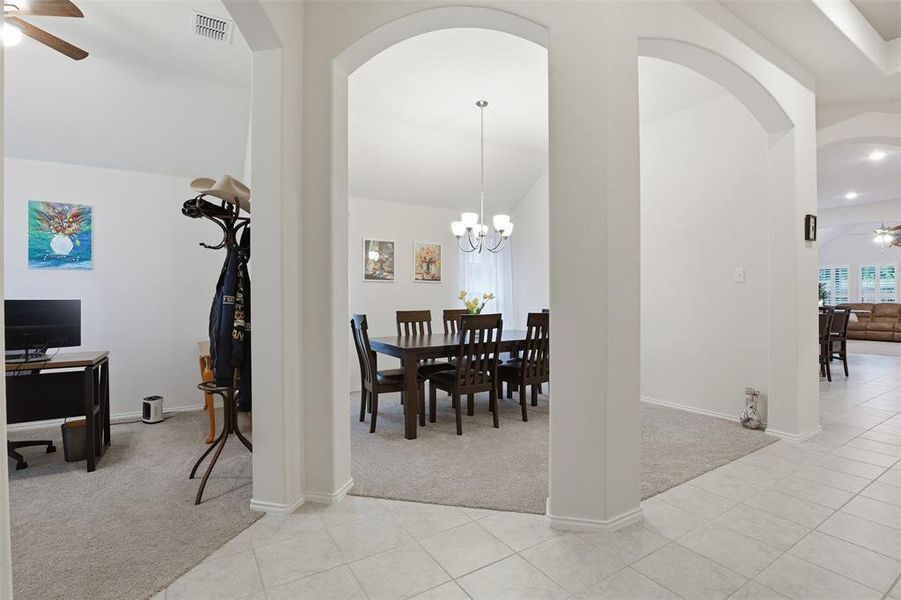 Furnished interior view inside a new home in Chisholm Hills, Cleburne (Image 6).