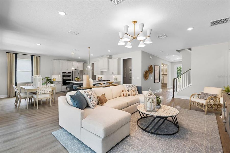 Furnished interior view inside a new home in Eden Crest, Apopka (Image 12).