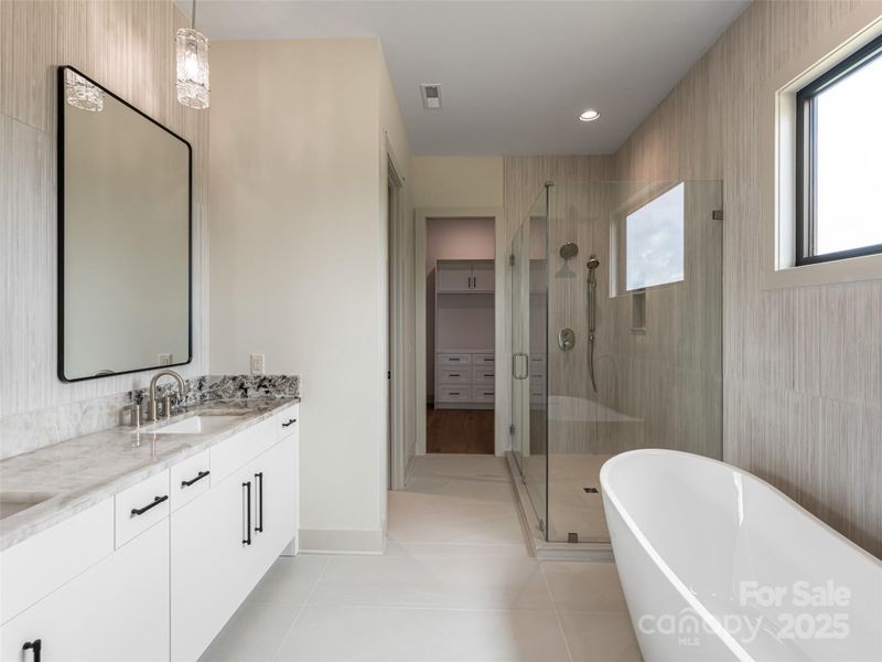 Furnished interior view inside a new home in , Hendersonville (Image 19).