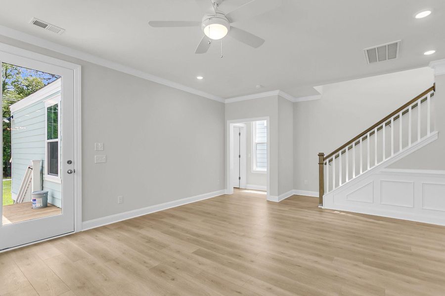 Spacious, unfurnished interior of a new home in Heron Preserve, Hanahan (Image 47).