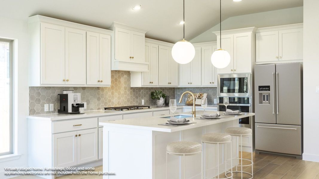 Furnished interior view inside a new home in Santa Rita Ranch - Tierra Rosa, Liberty Hill (Image 4).