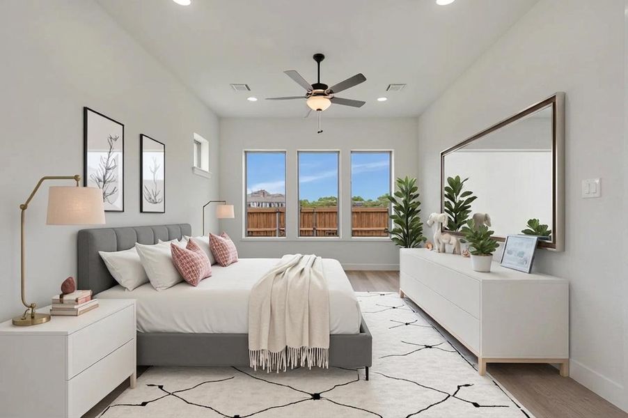 Furnished interior view inside a new home in Mustang Lakes, Celina (Image 9).