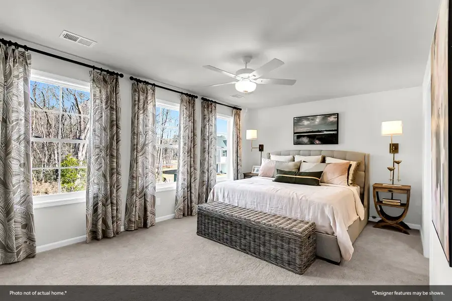 Furnished interior view inside a new home in Central Creek, Goose Creek (Image 11).