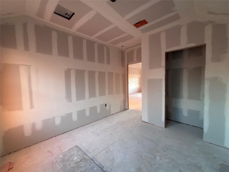 In-progress construction of a new home in The Colony 45s, Bastrop, TX (Image 15).