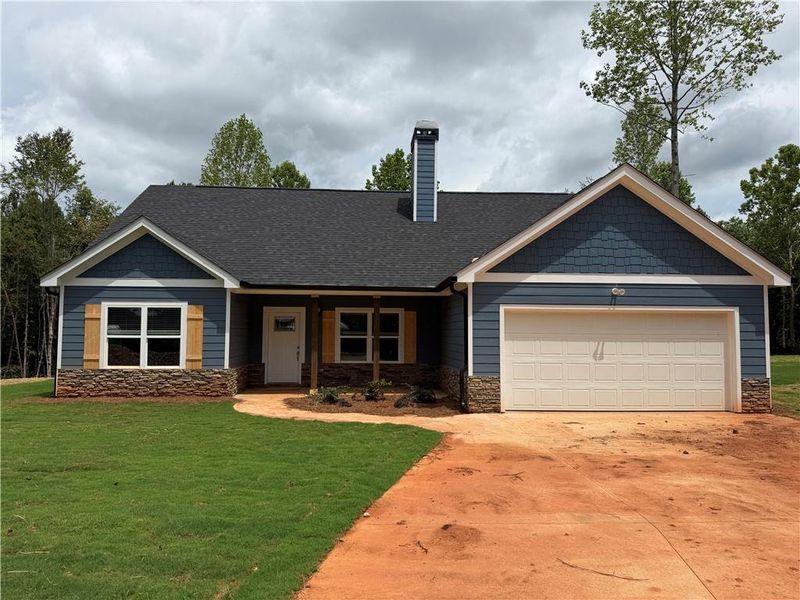 Front exterior of a new home in , Clarkesville, GA, highlighting curb appeal (Image 2). Front exterior of a new home in , Clarkesville, GA, highlighting curb appeal (Image 2).