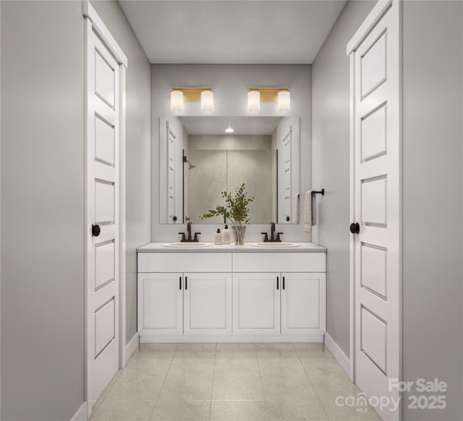 Primary Bathroom - 3D Rendering, finishes may vary Primary Bathroom - 3D Rendering, finishes may vary