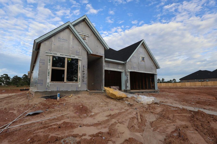 In-progress construction of a new home in Audubon – Ascent Collection, Magnolia, TX (Image 5).