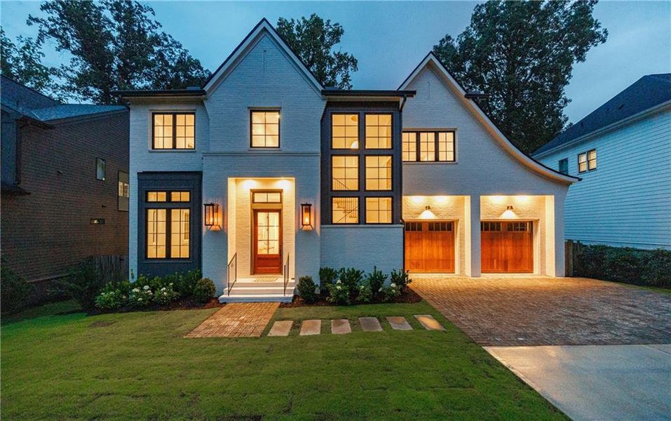 Front exterior of a new home in , Atlanta, GA, highlighting curb appeal (Image 34). Front exterior of a new home in , Atlanta, GA, highlighting curb appeal (Image 34).
