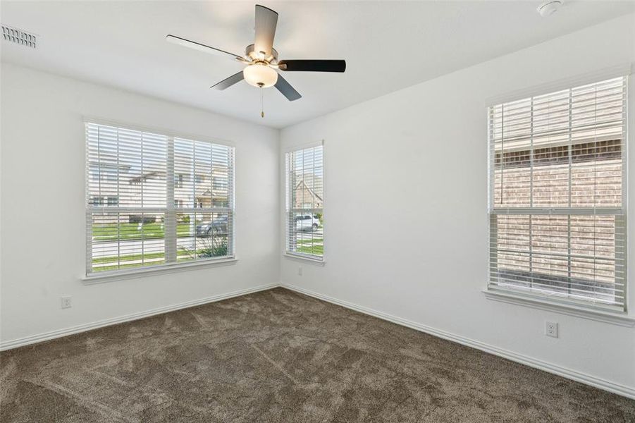 Spacious, unfurnished interior of a new home in Wildflower Ranch: Lonestar Collection, Fort Worth (Image 21). Spacious, unfurnished interior of a new home in Wildflower Ranch: Lonestar Collection, Fort Worth (Image 21).